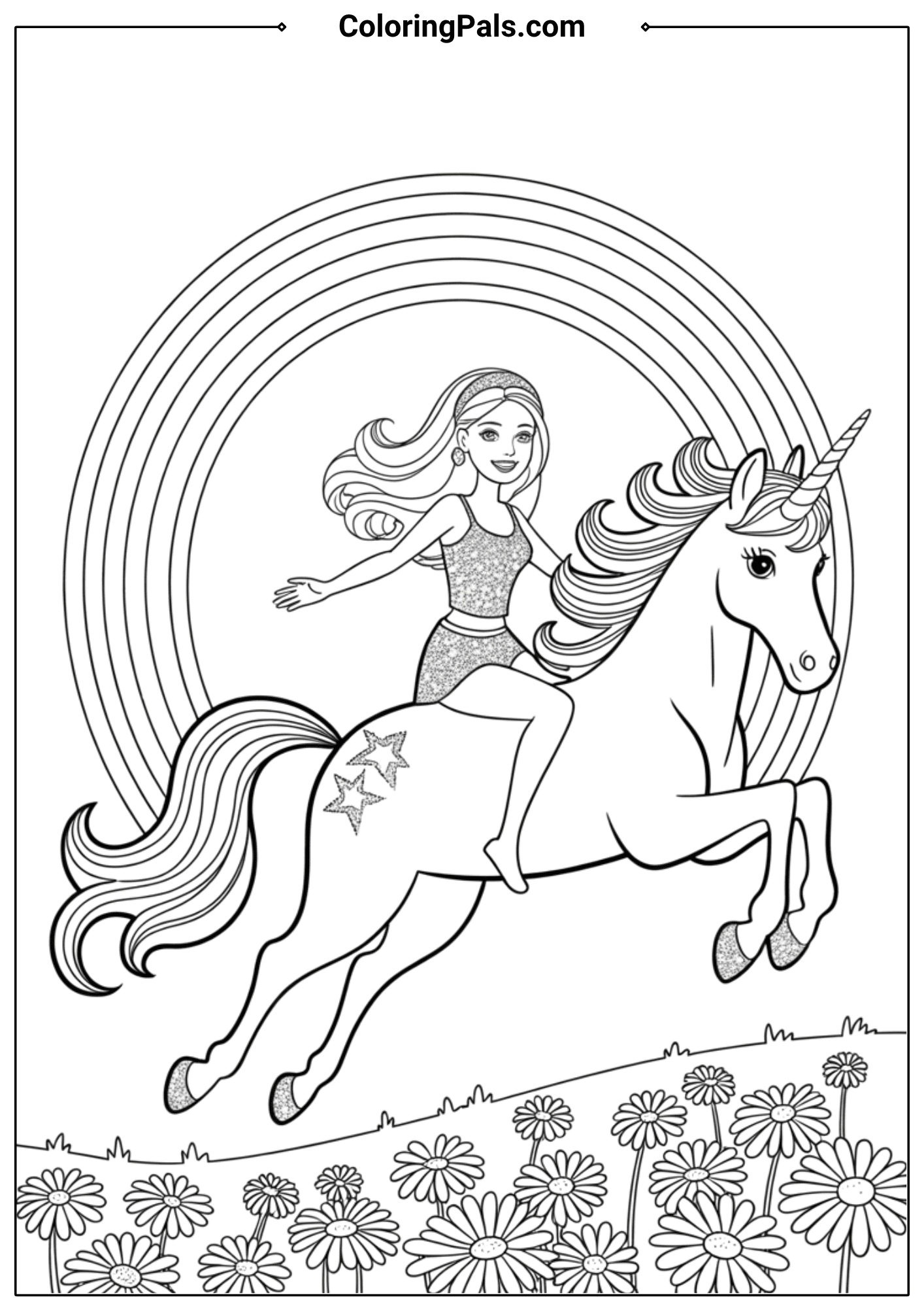200+ Free Barbie Coloring Pages | Printable PDF