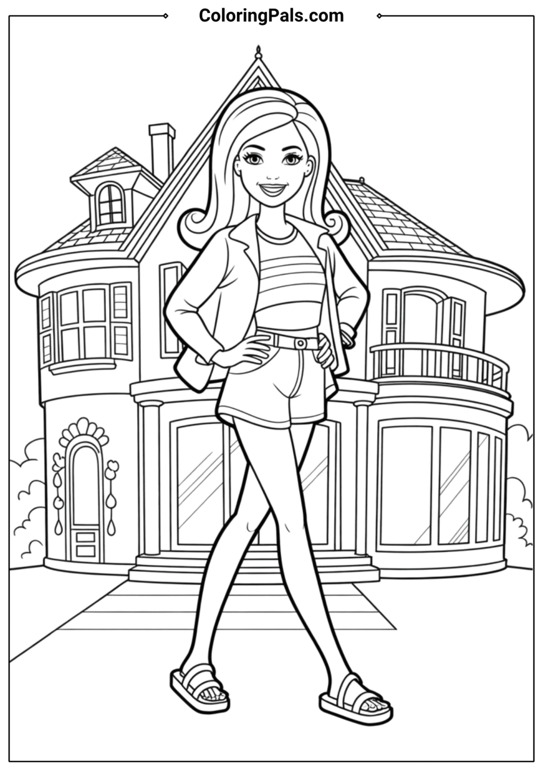 200+ Free Barbie Coloring Pages | Printable PDF
