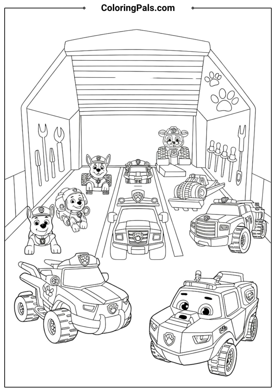 Paw Patrol Coloring Pages: The Ultimate Free Collection (200 ...