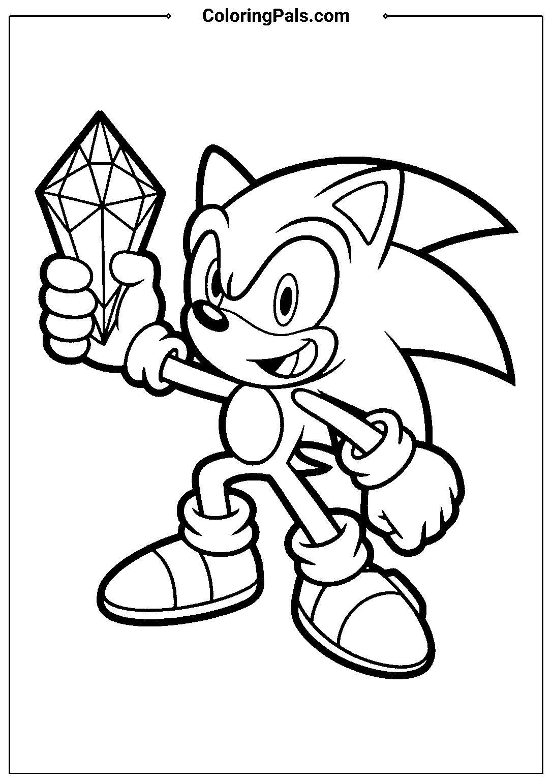 150+ Ultimate FREE Sonic Coloring Pages (PDF Printable)