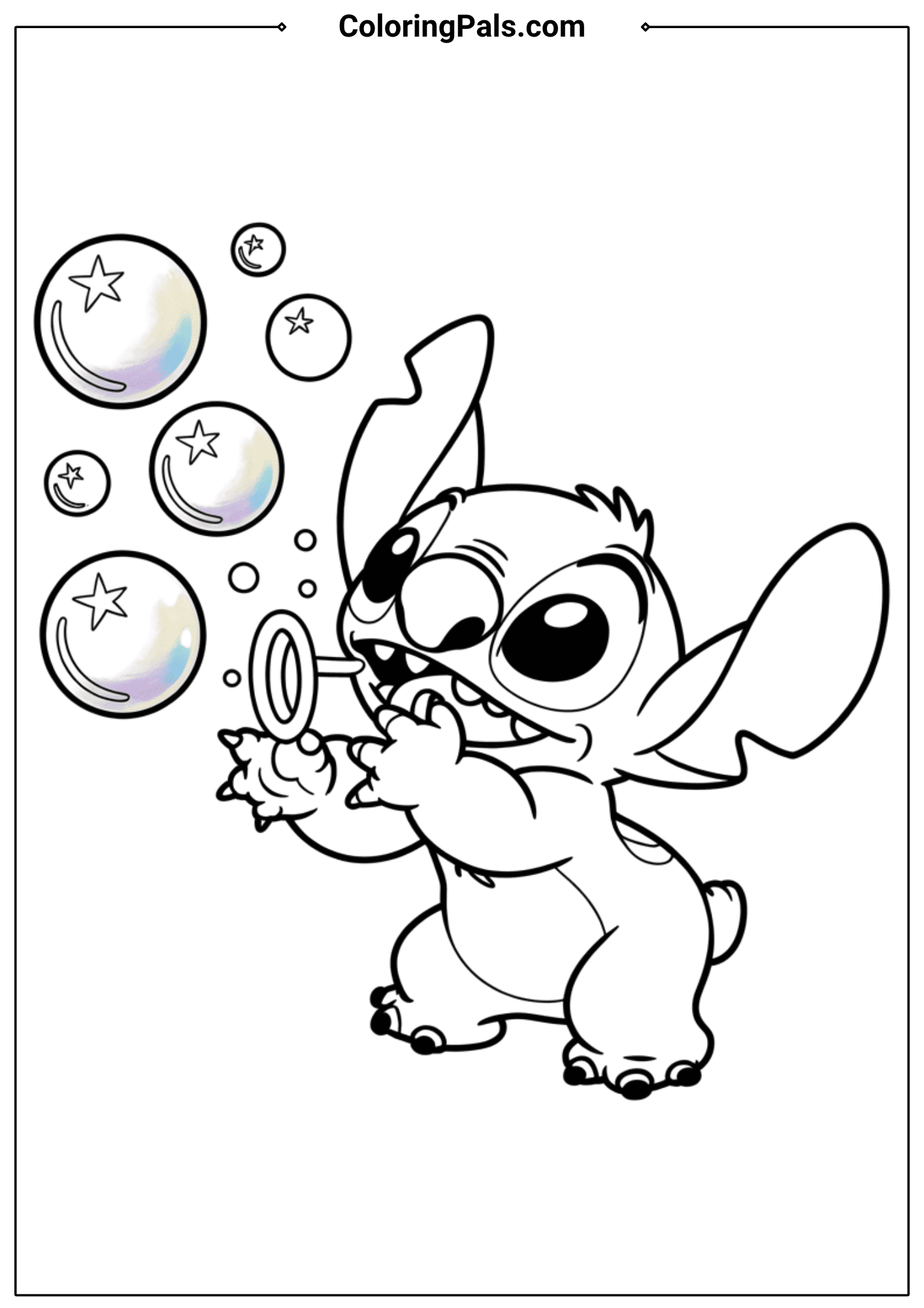 75+ Free Printable Stitch Coloring Pages - High Quality PDFs