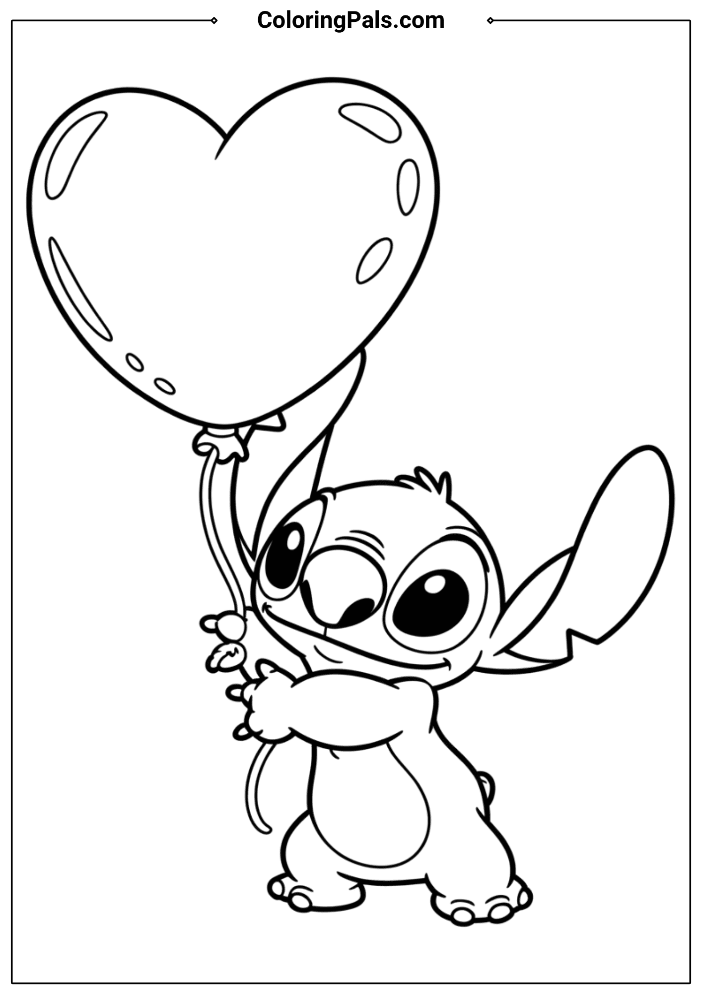 75+ Free Printable Stitch Coloring Pages - High Quality PDFs