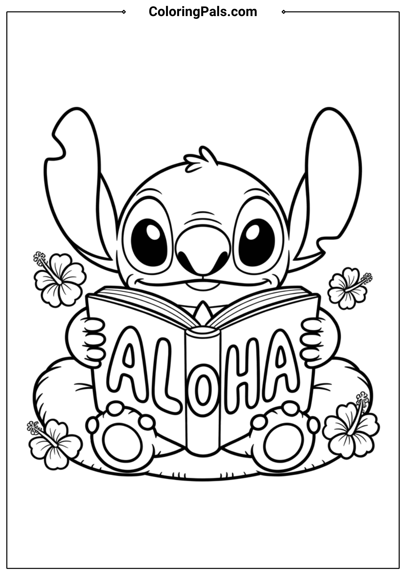 75+ Free Printable Stitch Coloring Pages - High Quality PDFs